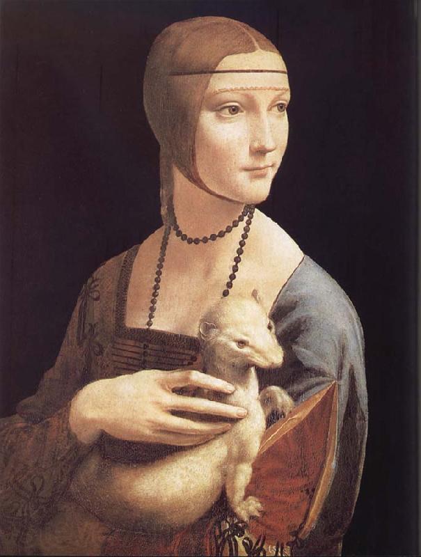 Leonardo  Da Vinci Lady with Emine Spain oil painting art